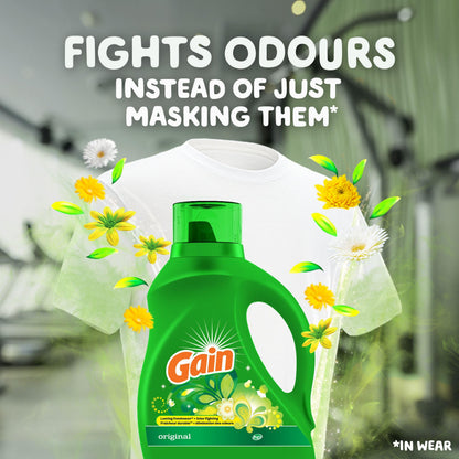 Gain Aroma Boost Liquid Laundry Detergent, Original Scent, HE Compatible, 107 Loads, 4.55L