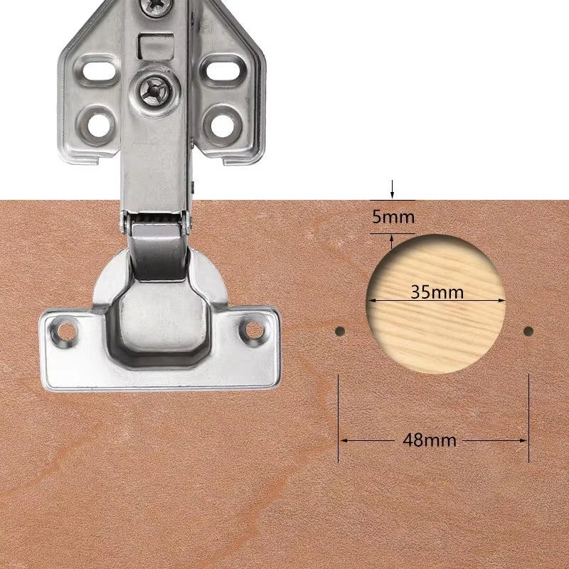 Woodworking Hole Drilling Guide Locator 35Mm Hinge Boring Jig with Fixture Aluminum Plastic Hole Opener Template Door Cabinets