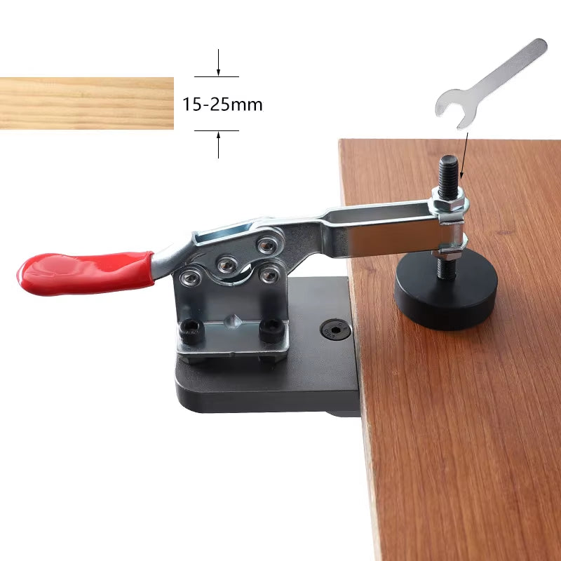 Woodworking Hole Drilling Guide Locator 35Mm Hinge Boring Jig with Fixture Aluminum Plastic Hole Opener Template Door Cabinets