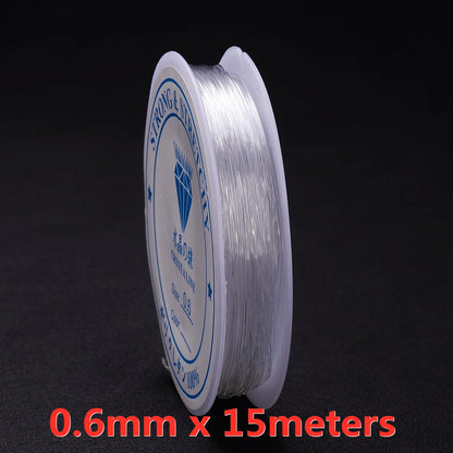 0.5-1.5Mm Elastic Cord String Transparent Elastic Thread for Jewelry Making Diy Bracelet Necklace Beaded Accessories