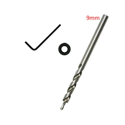 9.0Mm Aluminum Oblique Hole Puncher Dowel Jig Pocket Hole Drill Guide Woodworking Joinery Tools Set for Carpentry DIY Tools